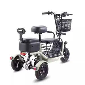 세발 전기 자전거 삼발이 접이식 충격흡수 경량 배달 고성능 성인 3륜 스쿠터 출퇴근용