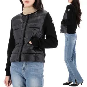 25FW  로고 패치 패딩 믹스 자켓 9B00026 M1131 999