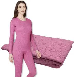 BYC 여성 삼중보온 꽃나염 내의세트 빅사이즈까지 겨울용 상하세트