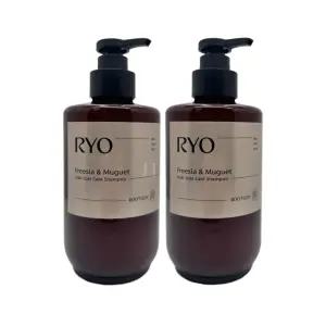 려 루트젠 퍼퓸 탈모 증상 전문 케어 샴푸 프리지아 앤 뮤겟 풍성한 플로럴향 515ml x 2개