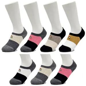 아놀드파마 벗겨짐최소화 여성갑종 삼색덧신 7켤레 KL002 면덧신