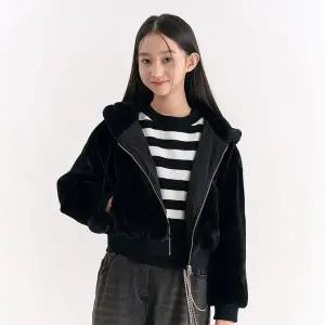 [더데이걸] 방울 냐옹 퍼 집업 TGJM25T02_7358