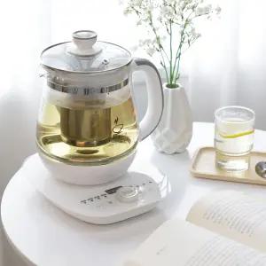 1.7L 내열유리 보온 차탕기 약탕기 DWTM-2978WS 화이트 / 24시간보온모드 SUS304 티