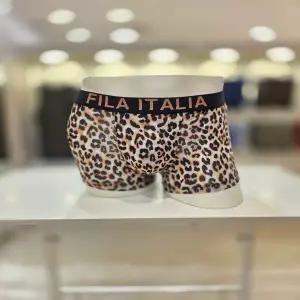 휠라언더웨어 호피 나염 아웃밴드 남성 드로즈 FI253DR01M004 BLK