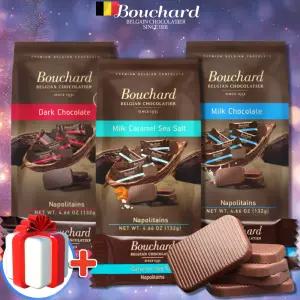 부샤드 초콜릿 씨솔트 카라멜+밀크+다크72 132g 3종 세트+(추가 상품 1개) 벨기에 고급 초콜릿 선물 추천