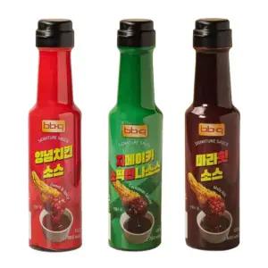 BBQ 시그니처 양념치킨소스 320g+자메이카 소떡 만나 320g+마라핫 320g