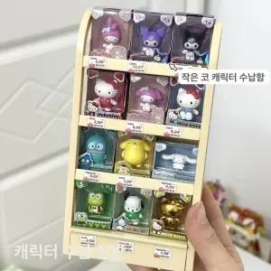 쌀알 피규어 수납함 다용도 정리함 전시대 벽걸이 투명보관함 투명 수납 아크릴케이스 전시장