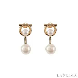 라프리마 페라가모 간치니 펄 귀걸이 76-0386 GOLD 736178