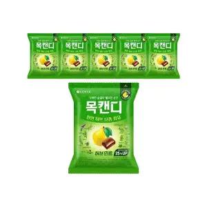 롯데웰푸드 목캔디 허브봉 리뉴얼 217g, 6개