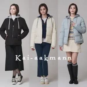 카이아크만 25FW 최신상 여성 후드 패딩 재킷