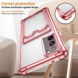 삼성 갤럭시 A06 A16 A26 A36 A56 A05s A15 A25 A55 투명 커버에 방지 가방 지갑 A35 슬롯 충격 고급 대한 카드 전화 케이스