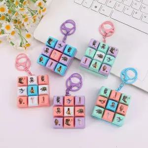 캐릭터 딸깍이 키보드 키캡 피젯 토이 키링 손 장난감