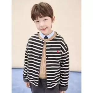빈폴키즈 BENPOLE KIDS리버시블 스트라이프 플리스 버튼업 재킷 블랙 (BI5941U055)