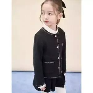빈폴키즈 BENPOLE KIDS클래식 저지 트위드 재킷&치마바지 투피스 세트 블랙 (BI5971G925)