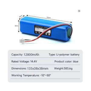 XiaoMi Viomi S9 Lydsto R1 Roidmi Eve Plus VXVC07-JG VXVC11 VXVC12 VXVC13 14.4V 리튬 배터리 2P4