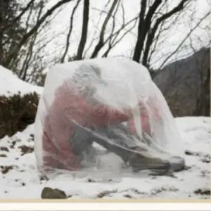 비닐쉘터 등산 바람막이 백패킹 캠핑 텐트 비닐 천막 쉘터