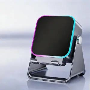 5-in-1 무선 유도 블루투스 스피커 조절 가능 휴대폰 핸드폰 거치대 포함