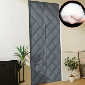 현관 방풍 커튼 방한문 자석 냉기 방문 방풍 커튼 겨울 현관문 방풍문 문풍지 우풍 패딩