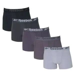 리복 리복팬티 남성드로즈 남자사각팬티 5매 -A팩(그레이/브라운/다크브라운/차콜/블랙)-XL(105)