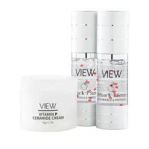 스킨케어 [안면홍조 2종세트] 비타민K 크림, 비타민P , 온도 갱년기 술 홍조 화장품, 주름미백이중 기능성,