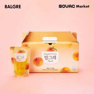 [발그레팜] 겨울에 먹는 황도 복숭아 파우치형 180g 10봉