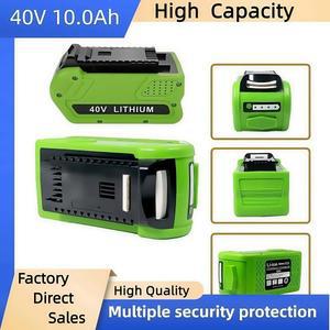 8000mAh 그린웍스 40볼트 리튬이온 배터리 교체용 6.0Ah G-MAX 29472 다수 모델 호환 전동 공구 액세서리