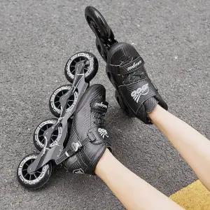 지코 경주용 스피드 성인 레이싱 인라인 스케이트 롤러