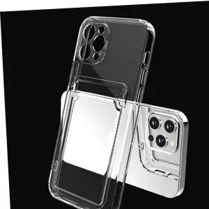 올핏 카메라렌즈 보호 카드수납 투명 젤리케이스