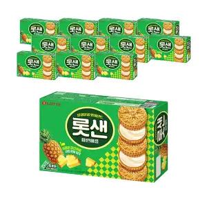 롯데웰푸드 롯샌 파인애플 벌크 N, 315g, 12개