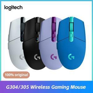Logitech G304/G305 LIGHTSPEED FPS/MOBA/MMO/RPG/CS2용 무선 경량 게이밍 마우스-HERO 센서 12K DPI, 6 프로그래밍 가능