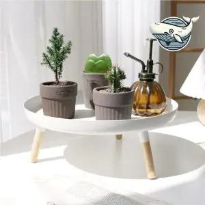[하프클럽/]다용도 원형 진열대 소품 테이블 선반 수납정리