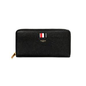 톰브라운 FAW012A 00198 001 페블 그레인 삼선탭 지퍼 장지갑