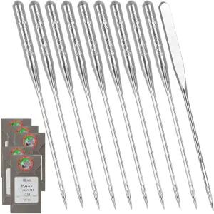 형제용 재봉틀 바늘 50개 자수 (75개/11-50팩)