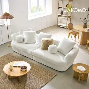 [자코모] 파우더 4인 얀위브 패브릭 소파