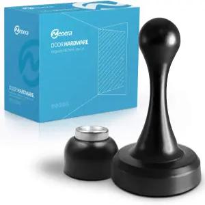 네오에라 마그네틱 도어 스톱 ( 블랙 ) 스토퍼 강력한 캐치 홀드 오픈 프리미엄 스테인리스 스틸 제작 녹