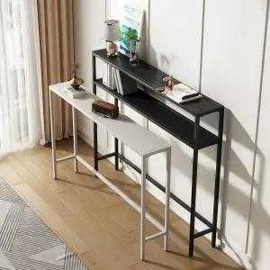 폭좁은 콘솔 얇은 데스크 테이블 틈새 철제 현관 서랍장 통로 거실 금장