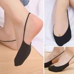 [하프클럽/]데일리 기본 구두 슬링백 끈덧신 모던 면 양말