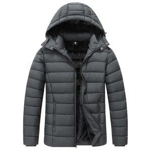 제노빅스 남성용 퀼트 두꺼운 방수, 소재 여행용 안감, 후드, 겨울 코트| 패딩 방풍, 다운 탈부착 플란넬