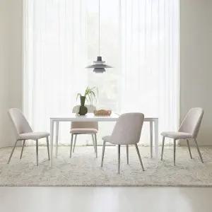 리바트 [추가쿠폰] 세계가구 두아즈 6인 스키니 세라믹 식탁 3052439