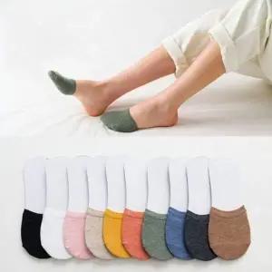 [하프클럽/]덧신 트렌드 올 여성 반양말(5족 세트) 무지 뮬덧신