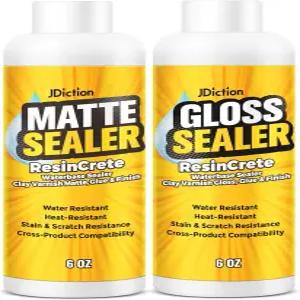 공기 건조 점토 유약 점토용 바니시 수지 콘크리트 도자기 및 아크릴 페인트용 방수 얼룩 방지 디자인