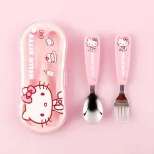 큐티 스푼포크 케이스세트- 피규어 숟가락 수저 식기 캐릭터