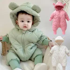 아동 유아 겨울 방한 누빔 고급 아가 패딩 우주복