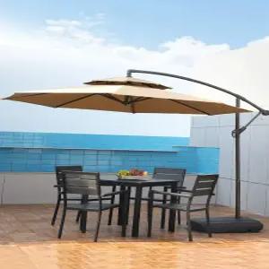 야외파라솔 대형 차양막 그늘 그늘막 안뜰 기역자 펜션