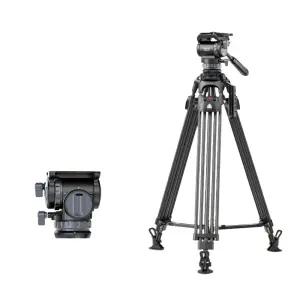 헤비 유압 카본파이버 삼각 짐벌 삼각대