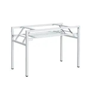 접이식 철제다리 테이블다리 백색 좌식 상다리 원형