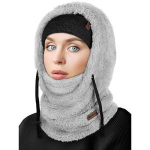 록순 스키 마스크 넥 발라클라바, 후드 커버 헬멧 페이스 겨울 따뜻한 플리스 셰르파 방풍 남성용