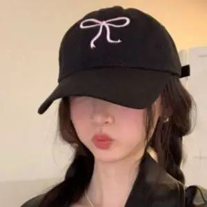 [하프클럽/]여자 패션 베스트 리본 심플 신상 볼캡 캡모자 야구모