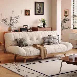 원목 접이식 소파베드 1인용 거실용 원룸 공간활용 심플한 디자인 침대형 소파 편안한 착용감 자취방용 소파베드