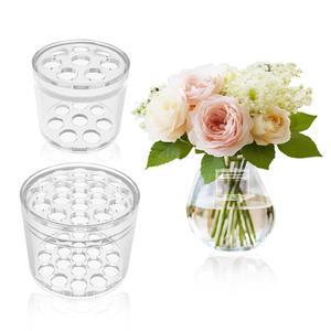 나선형 이케바나 줄기 홀더 년 새로운 꽃용 하나타바 꽃꽂이 트위스트 DIY 꽃다발 트위스터 꽃병 장식용 투명 - 소형 및 대형